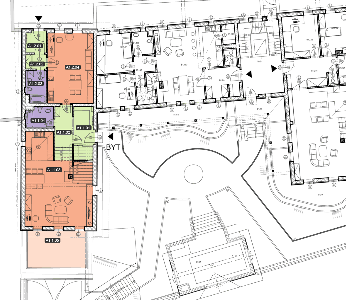 Villas Troja Residence – Apartment A1 – ground floor